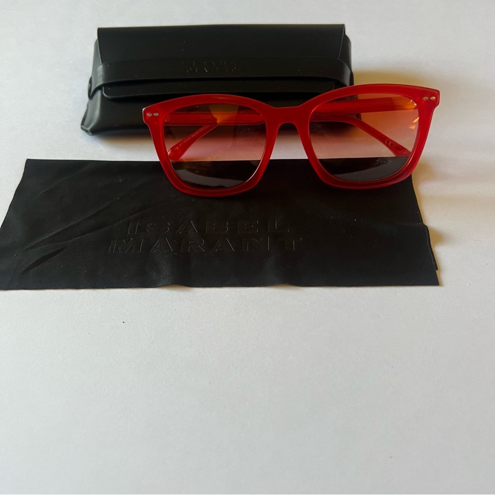 ISABEL MARANT Red Sunglasses Isabel Marant
IM 0010/S C9A/0X NEW WITH CASE - Picture 9 of 16